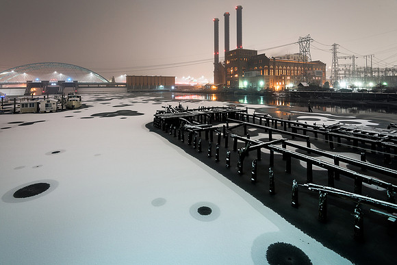 Frozen Providence River
