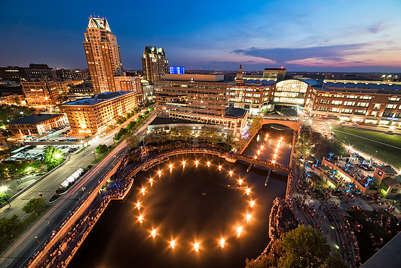 Waterfire Bird's Eye